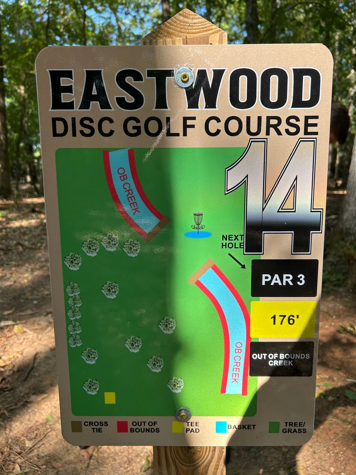 Hole 14 Sign