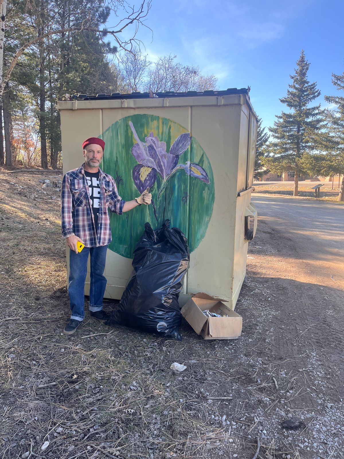lotta trash blows in over the winter. 3/18/2026 cleanup