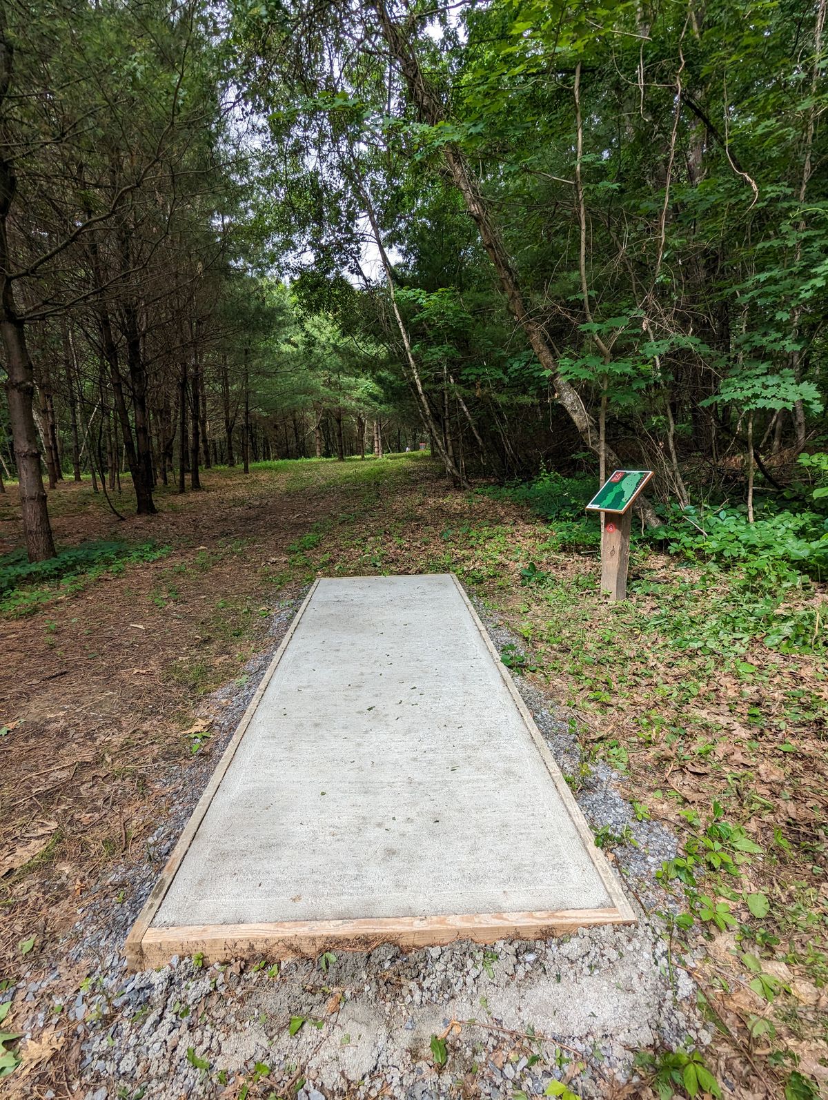 #2 Red tee pad