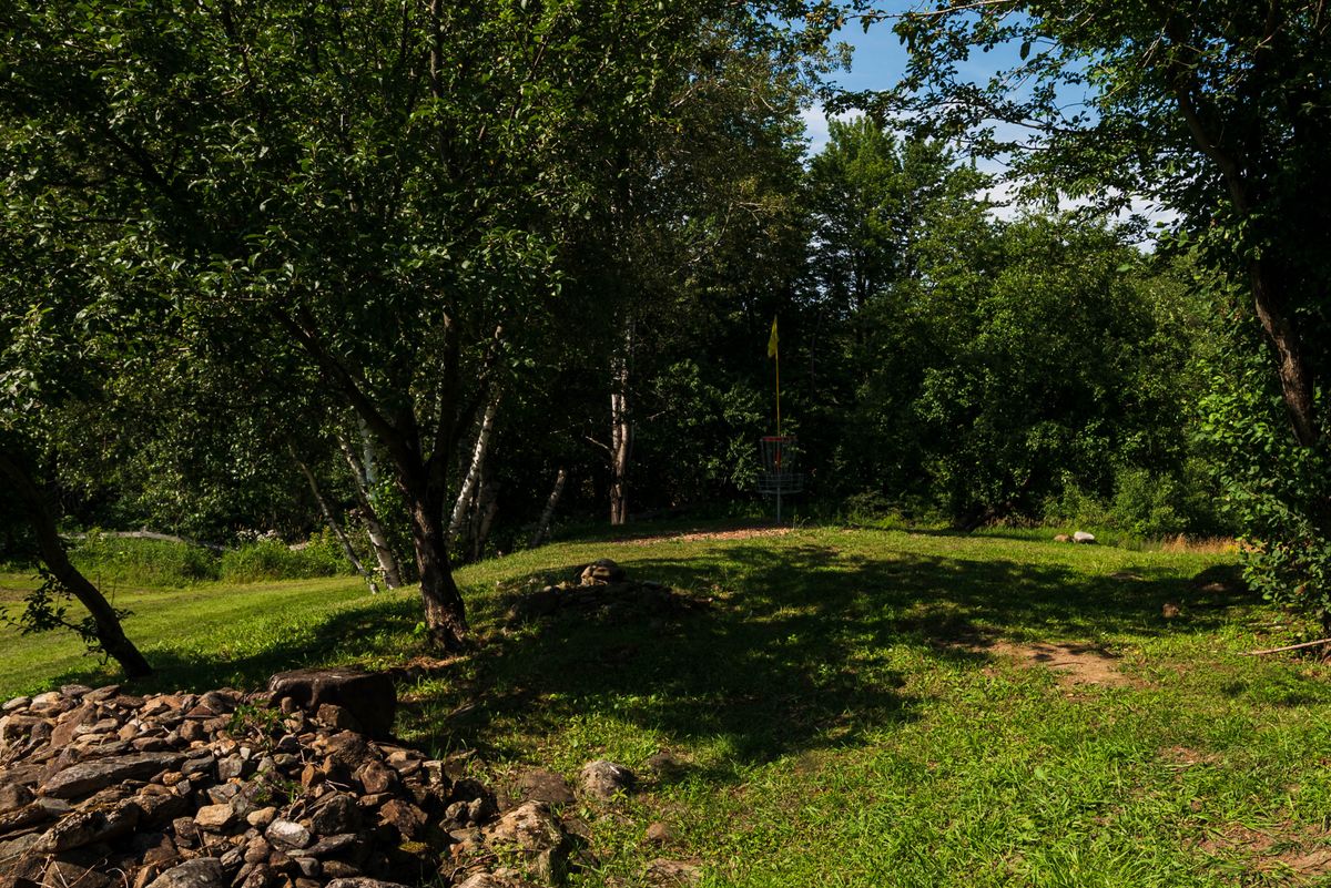 Hole 1 basket