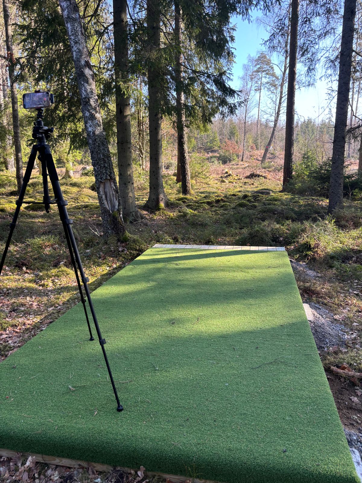 Underbara teepads i Moheda. Hål 2.