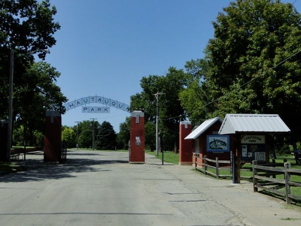 Entrance of park