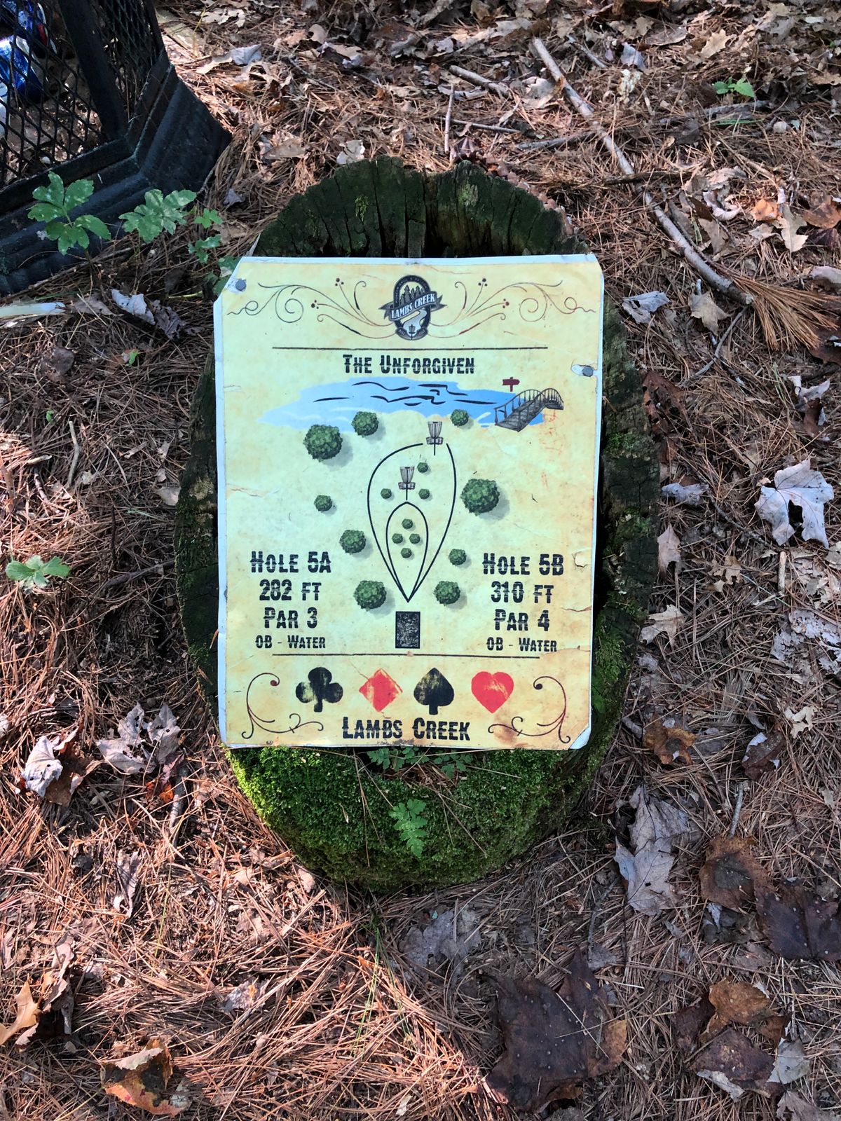 Hole 5 Sign