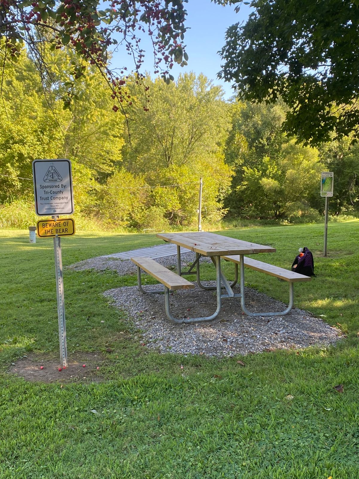 Rest area at Hole 6