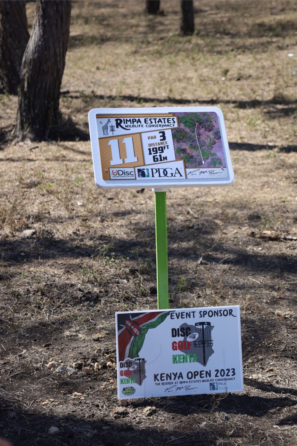 Tee Sign 11 at the Kenya Open 2023