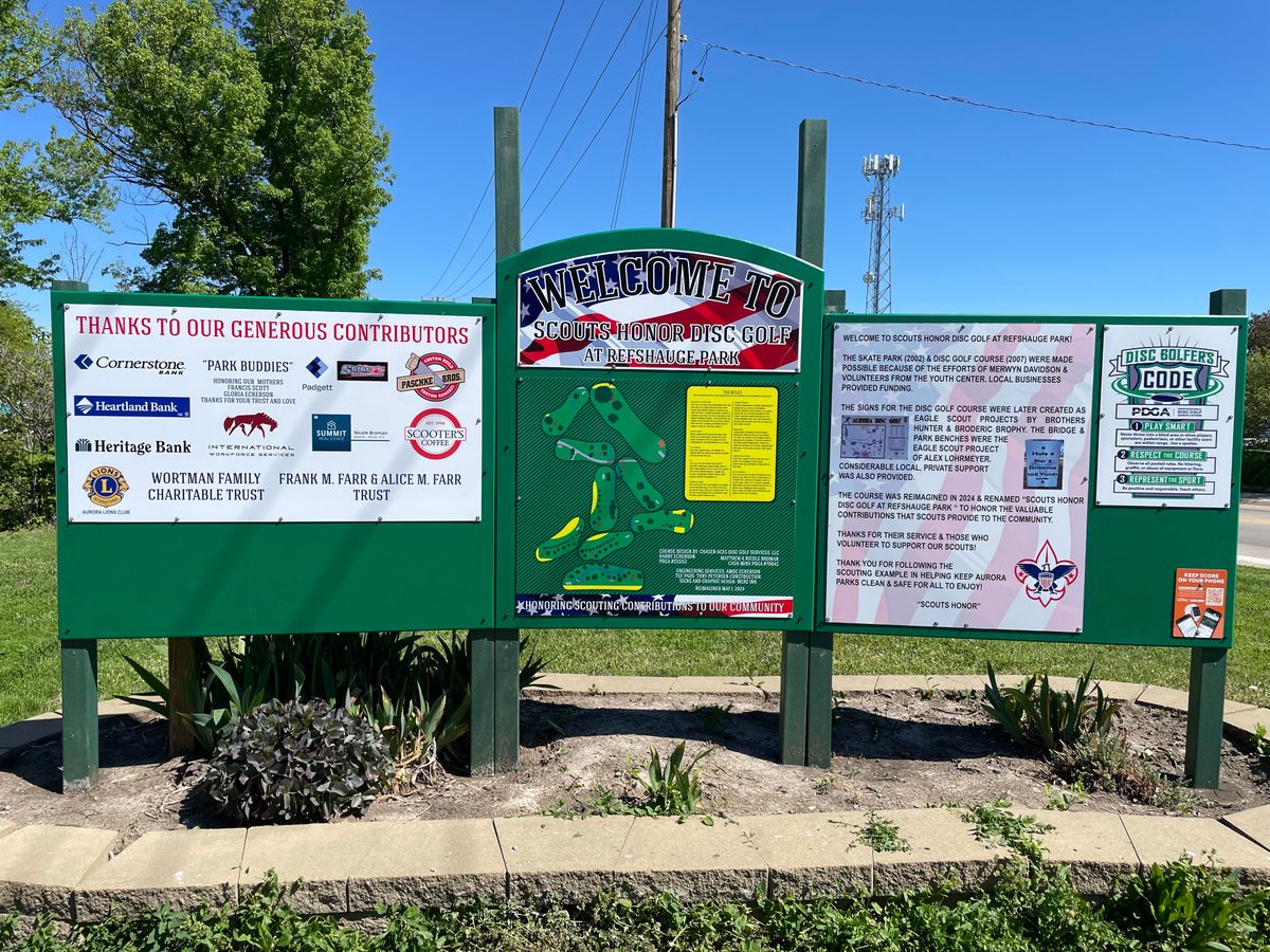 Welcome Board on Hiway 14 entrance