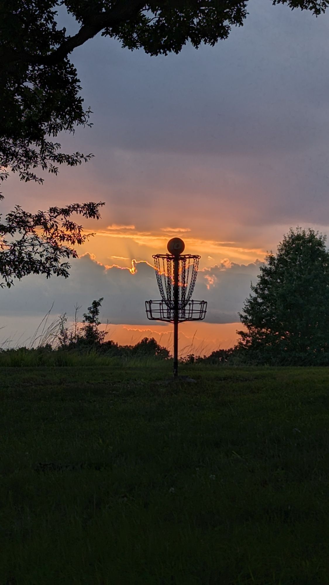 Hole 10 at sunset