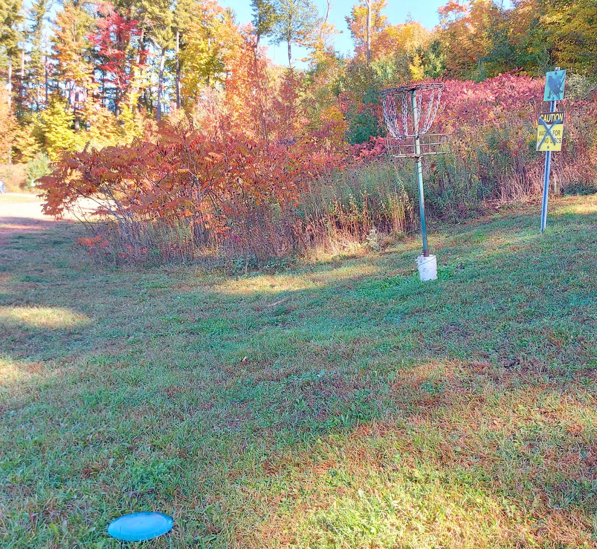 Putting on hole 3. 🇨🇦 🍃 🍃  🍁 🍁