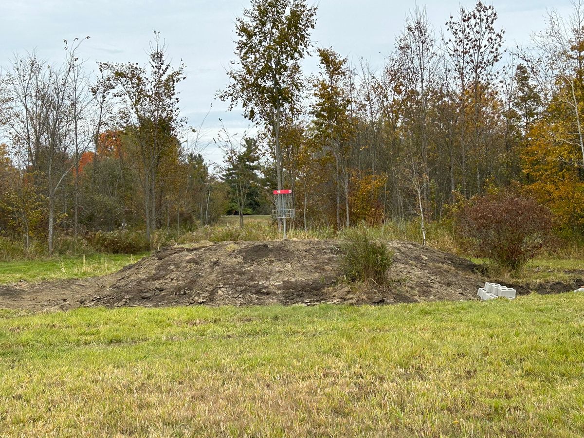 Basket 15 is visible because it’s elevated and surrounded by a moat