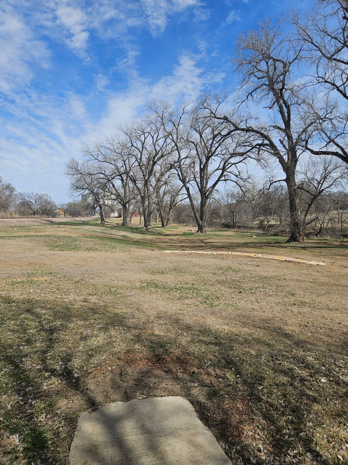 Hole #7 standing on teepad