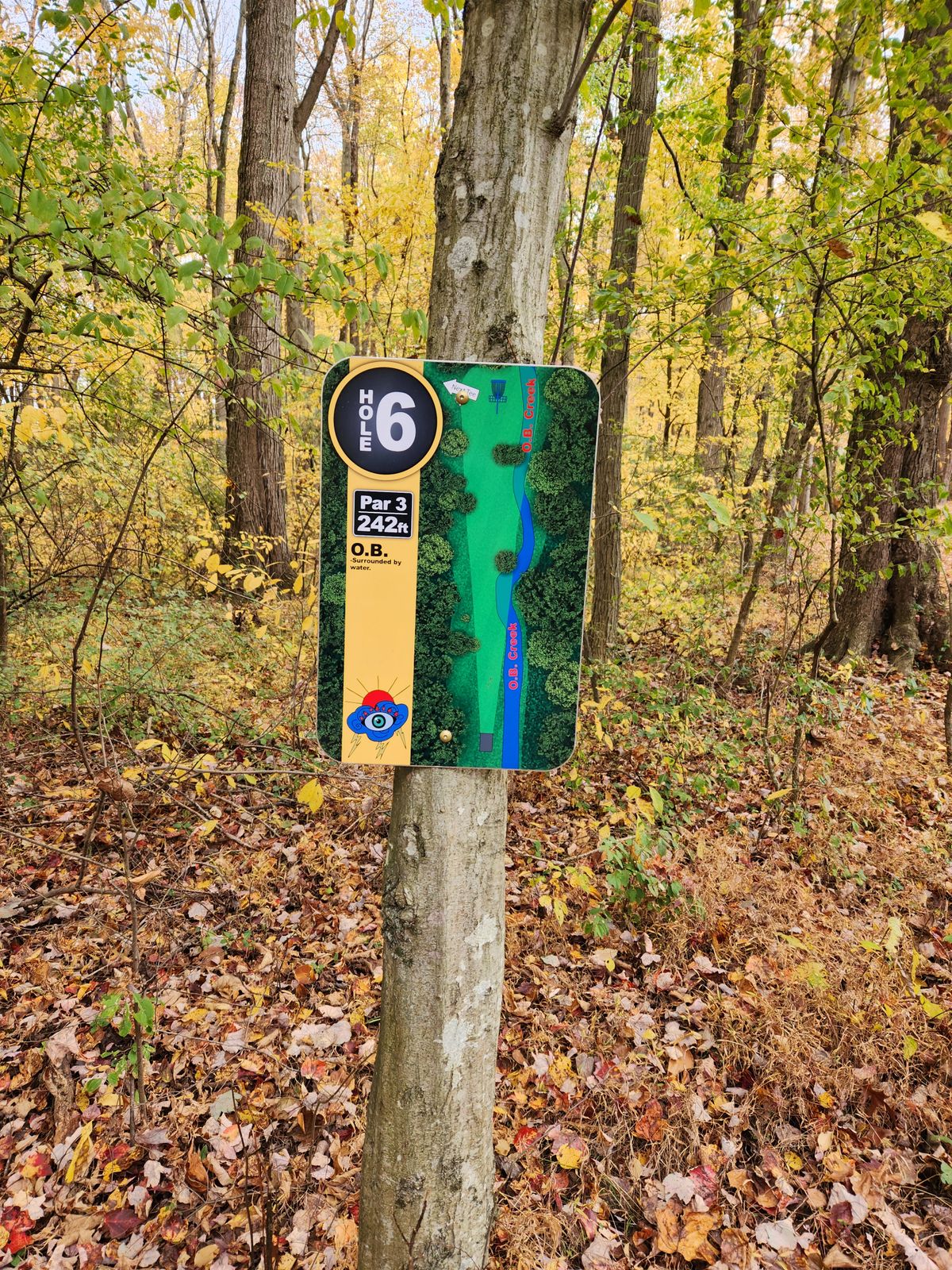 Hole 6 sign