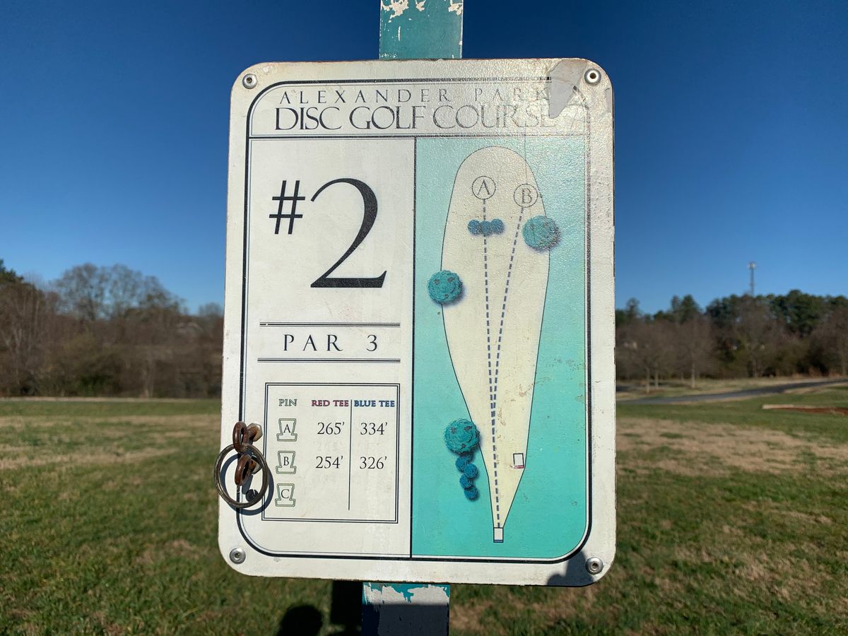 Map for hole 2