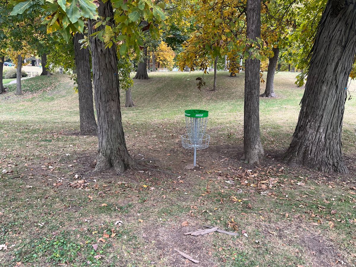 Hole #3 looking back towards tee pad