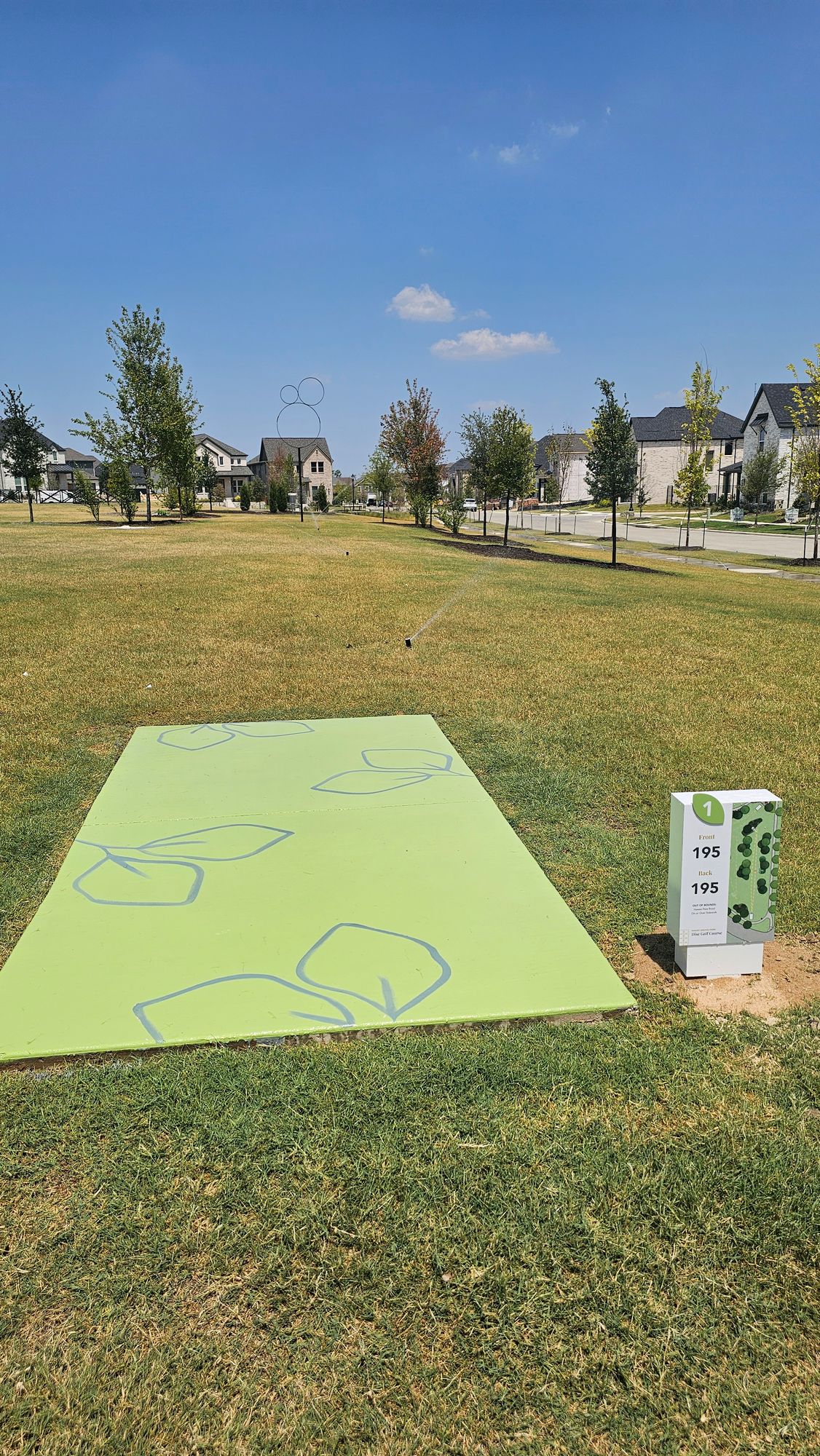 Hole 2 teepad