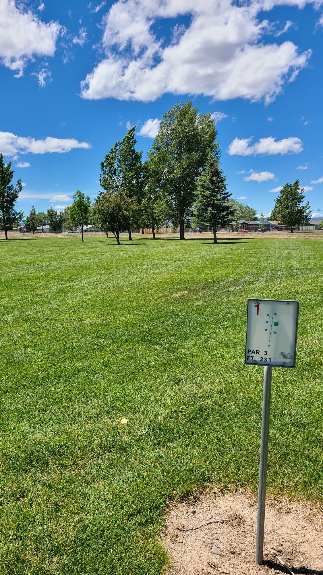 No tee pad on #1
