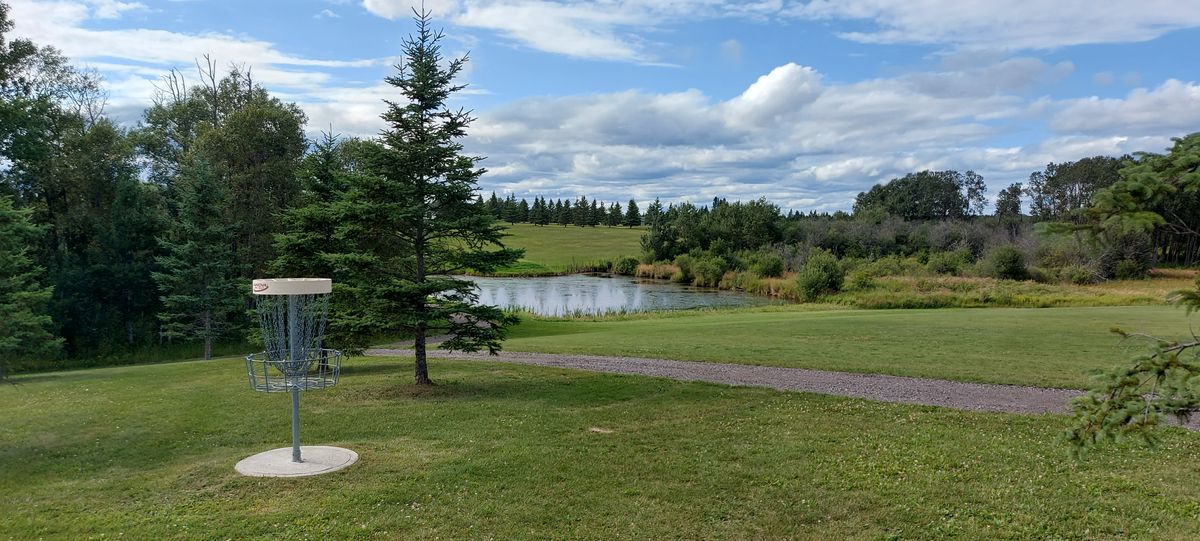 Great potential Disc Golf course needs tee signs and arrows pointing to next basket.
