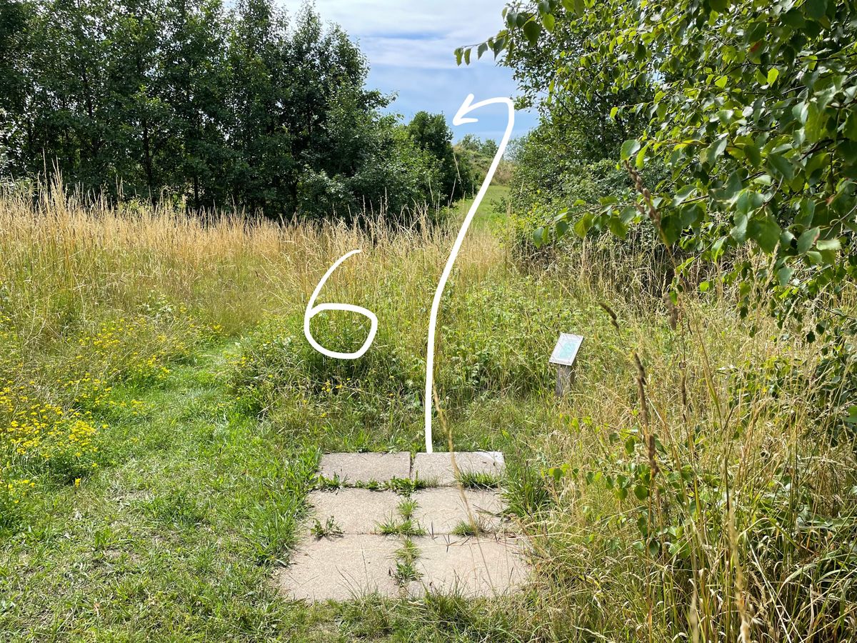 The course as it looks in 2023: Hole 6