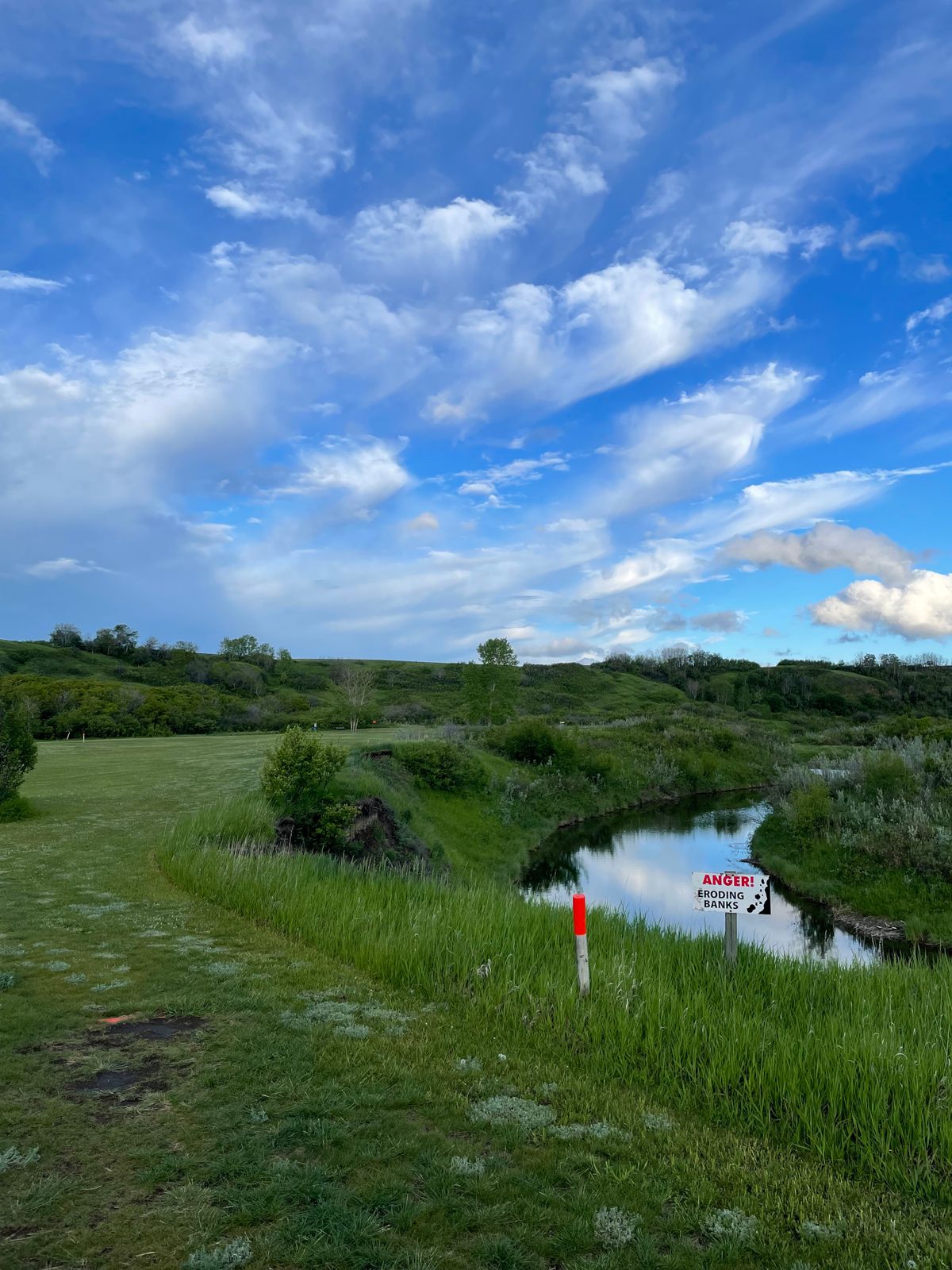 Hole 6, water carry if you want birdie