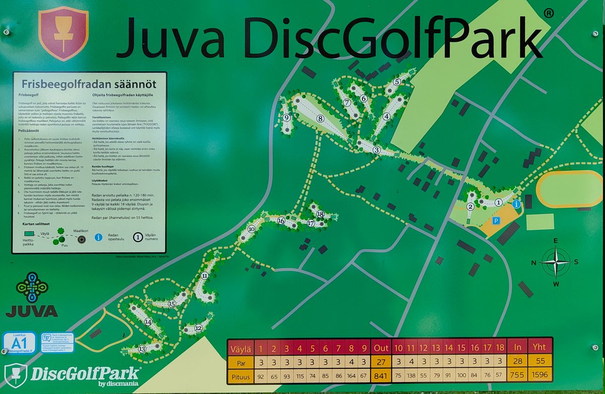 Ratakartta / Course layout