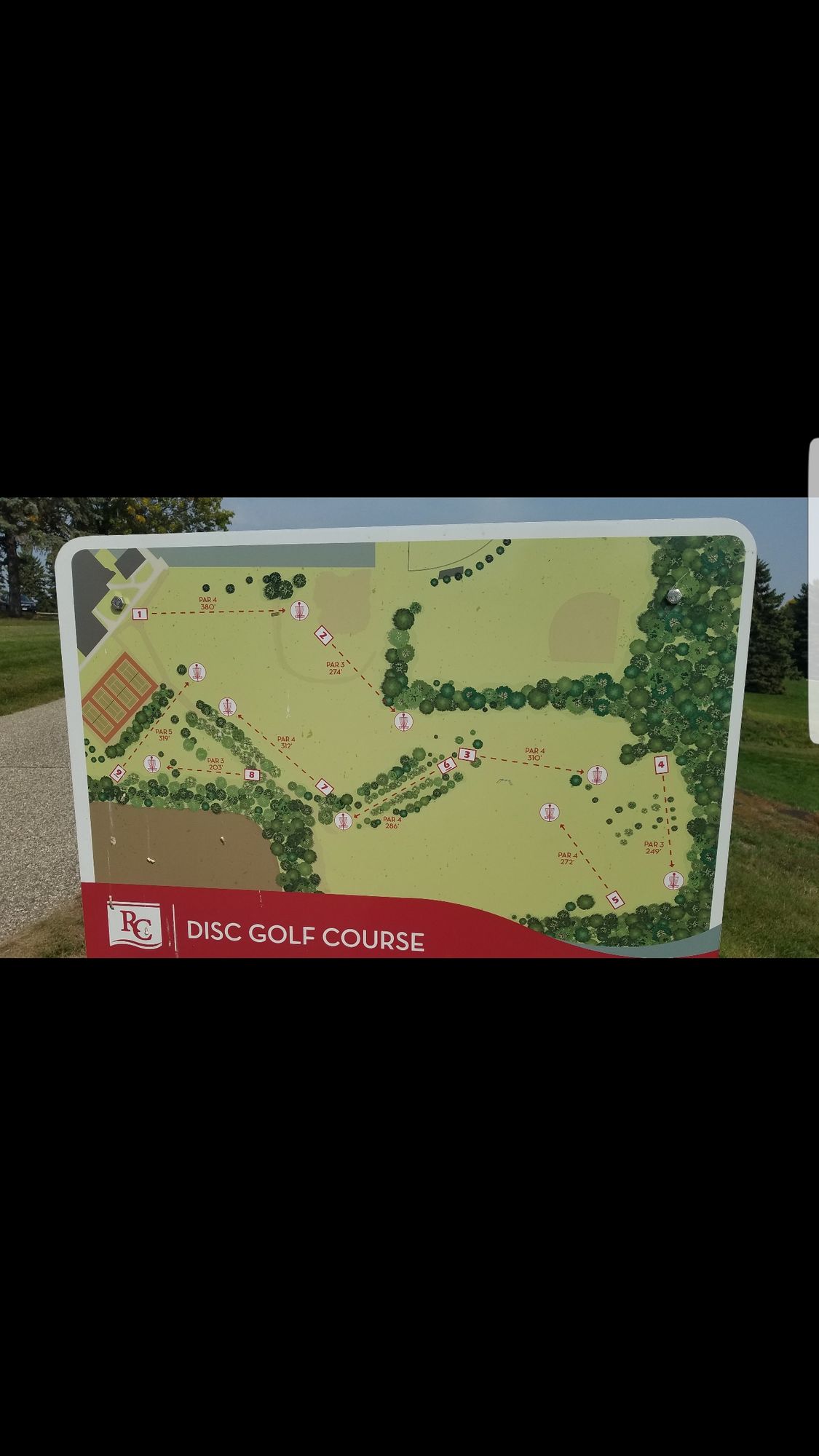 the pars need to be updated with several being 4 and a 5 par on 9