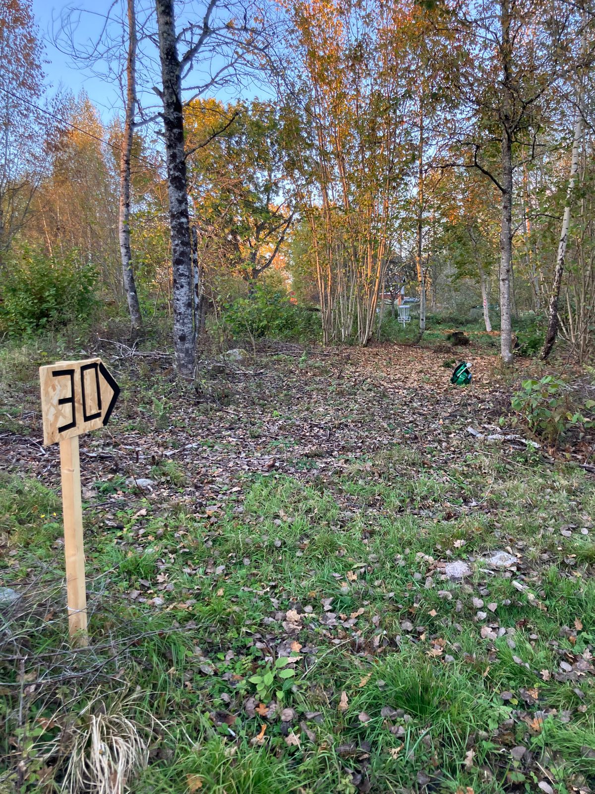 Dog leg på hål 18