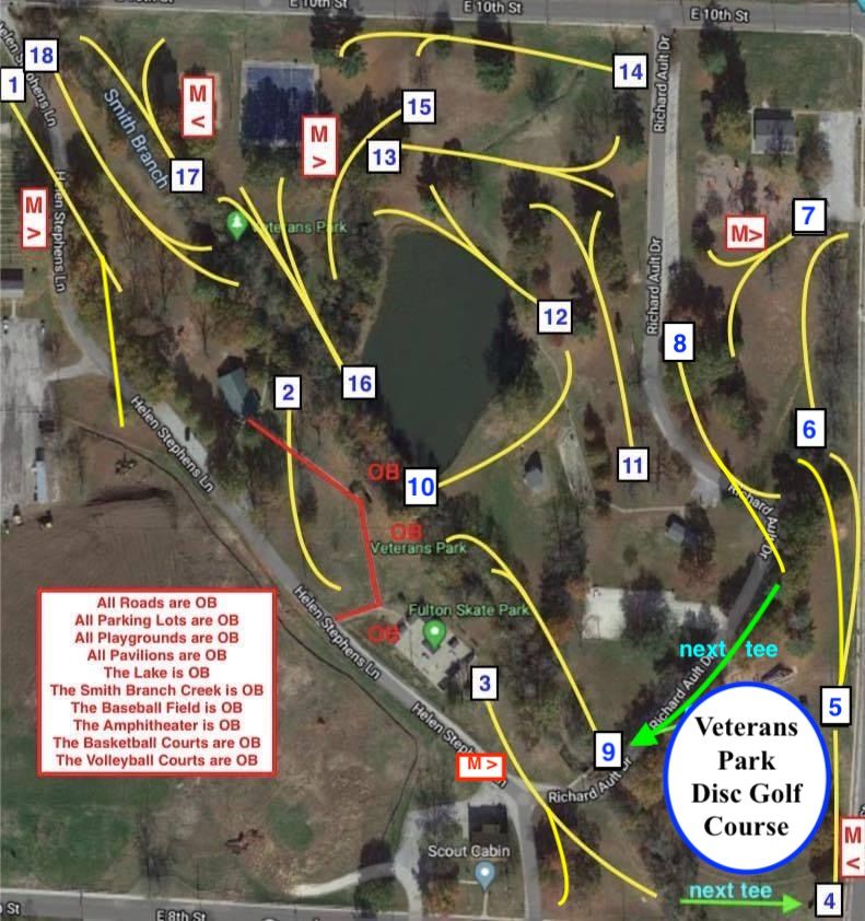 New updated course layout.  8, 9, 10, 7, 5, and 6 are now 5, 6, 7, 8, 9, and 10.