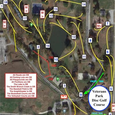 New updated course layout.  8, 9, 10, 7, 5, and 6 are now 5, 6, 7, 8, 9, and 10.