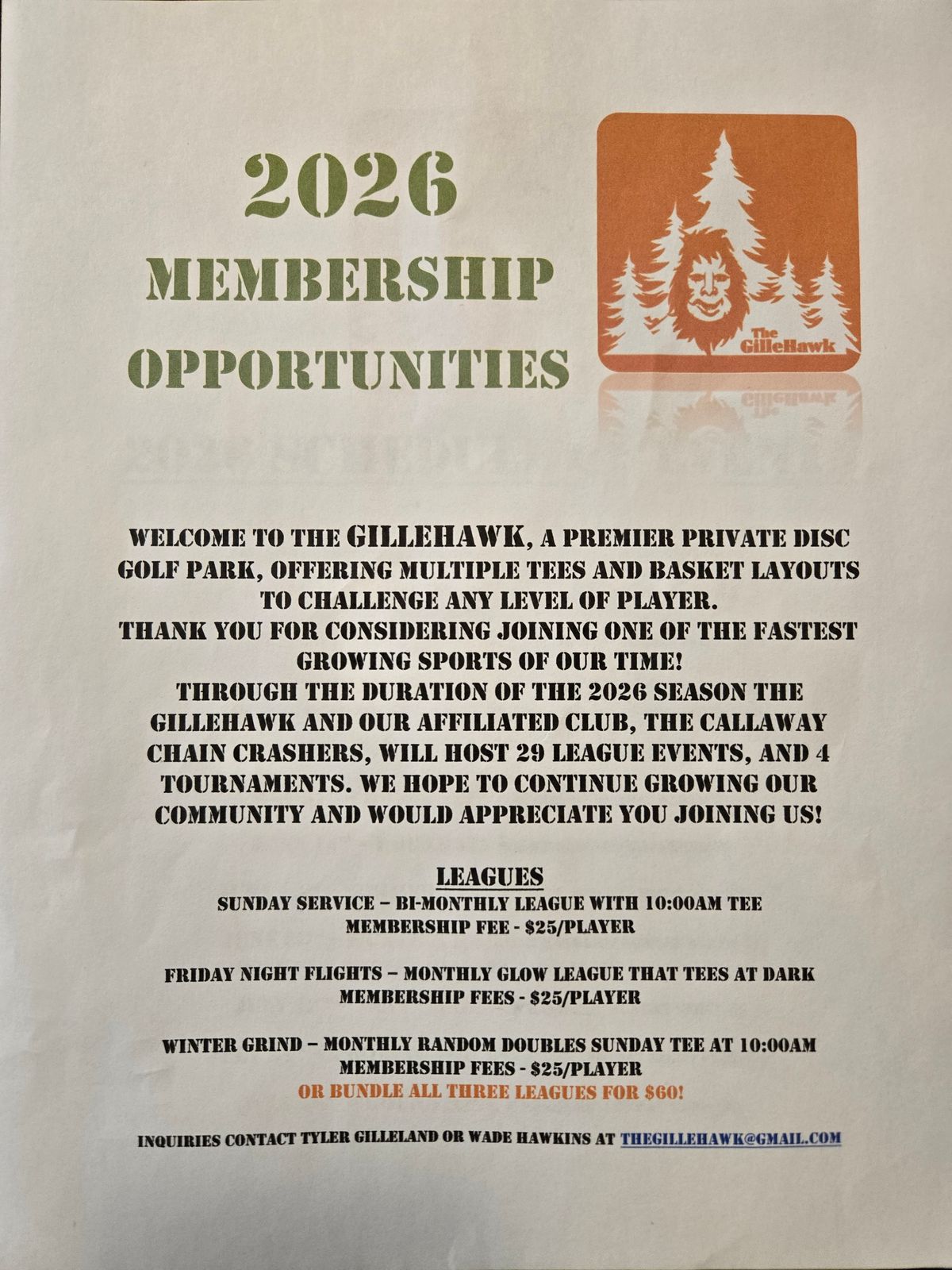 2026 Membership Details