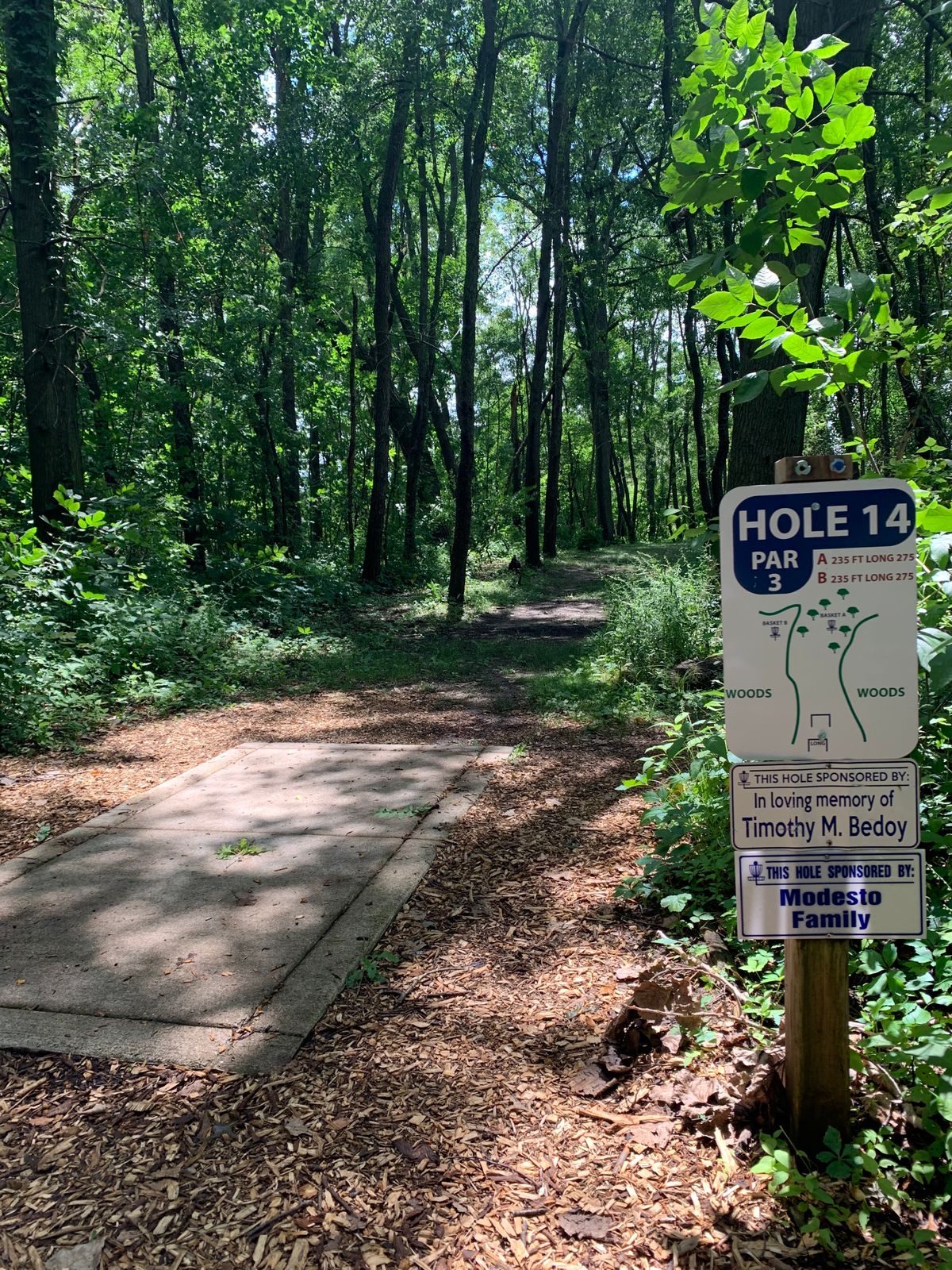 Hole 14 in all its glory