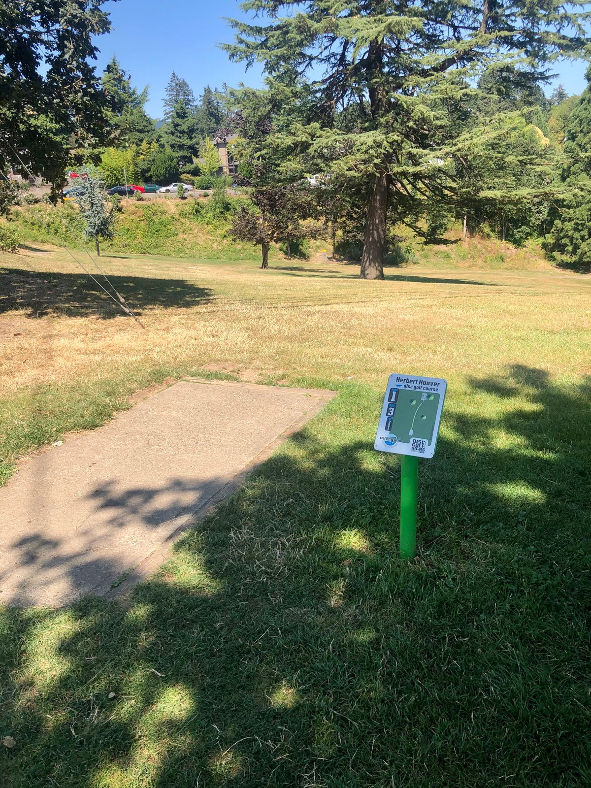 Hole one teepad