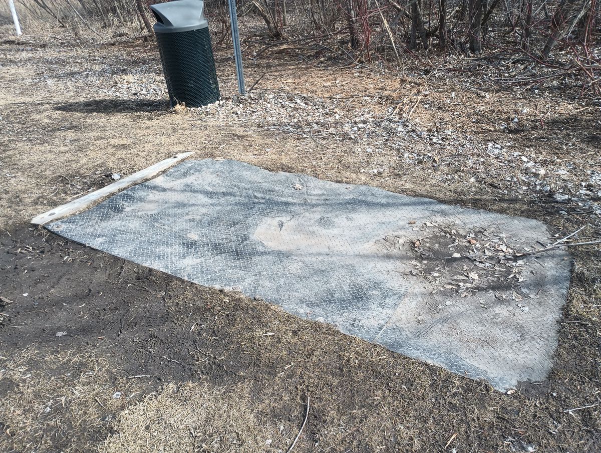 Be careful on the tee pads