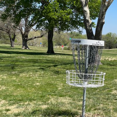 Hole 8 basket to tee