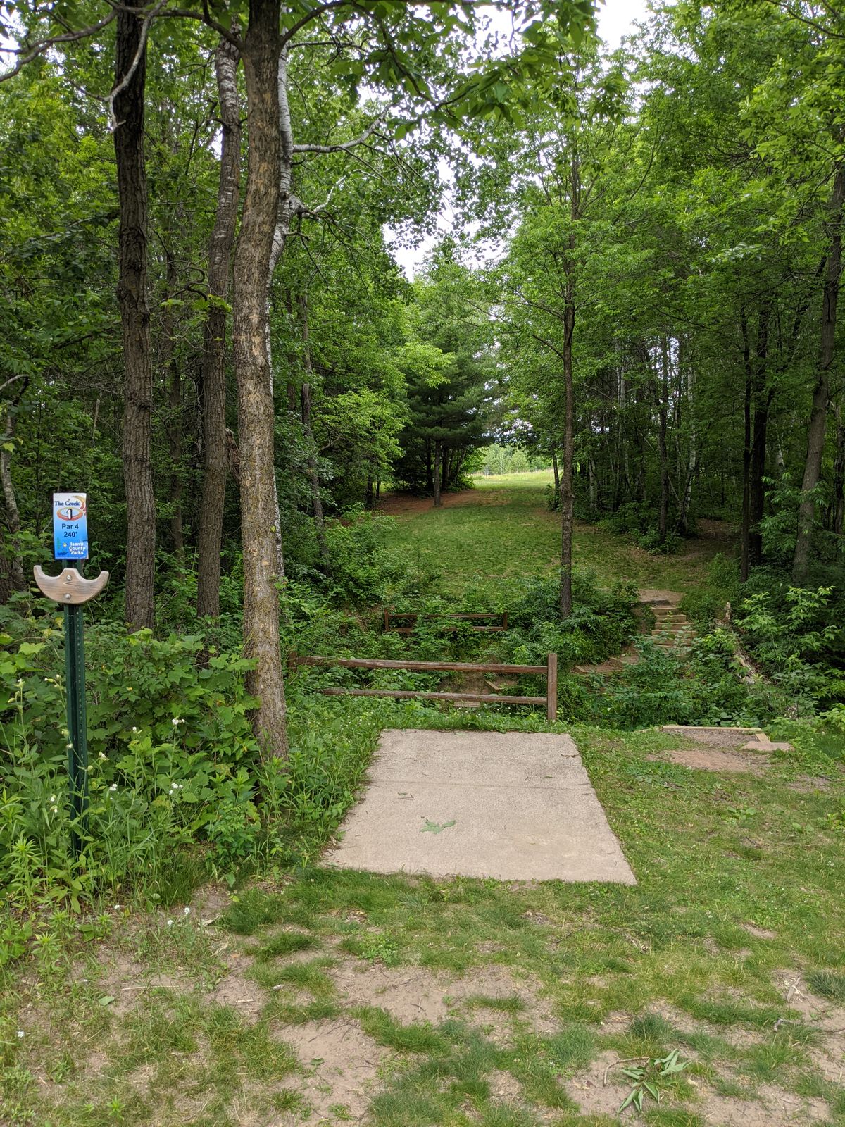 View of hole 1 from long tee.