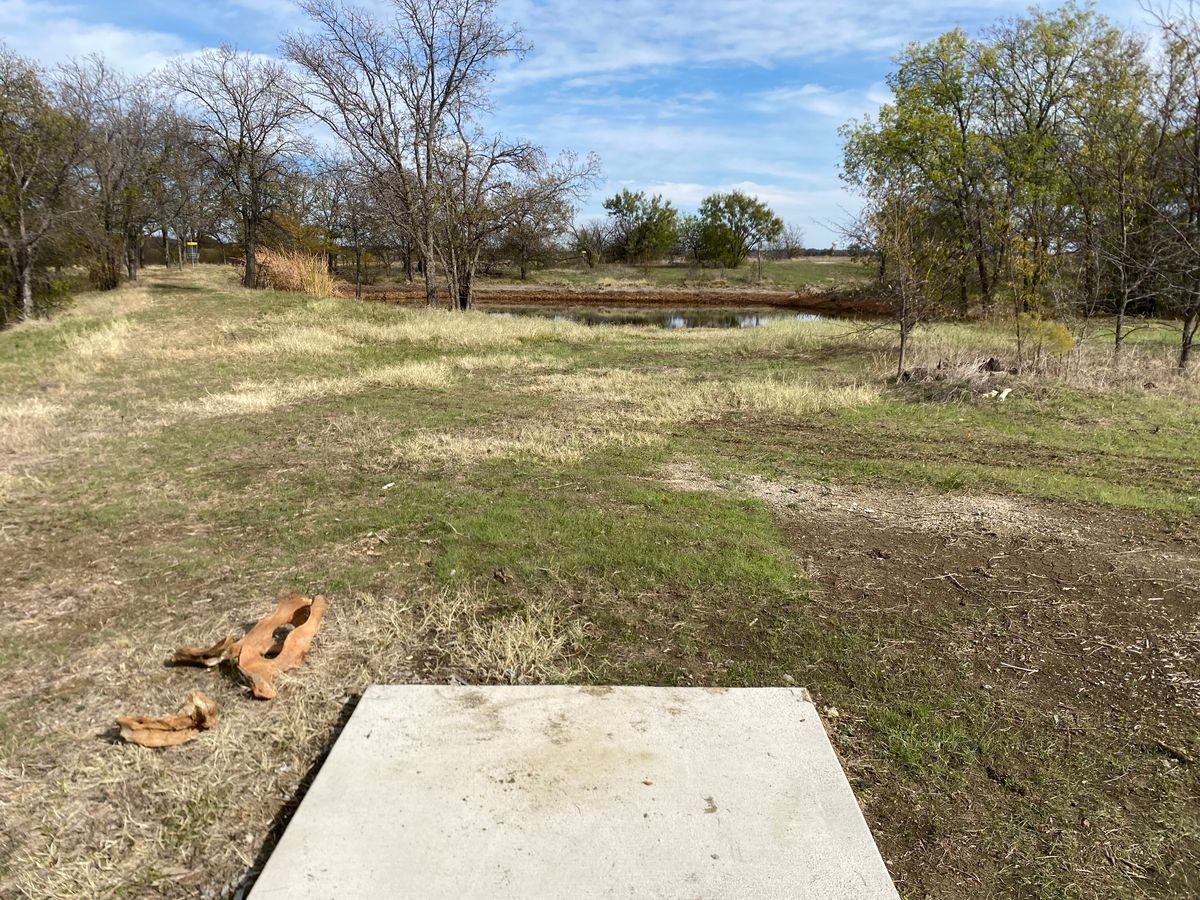 Hole 6 over the pond