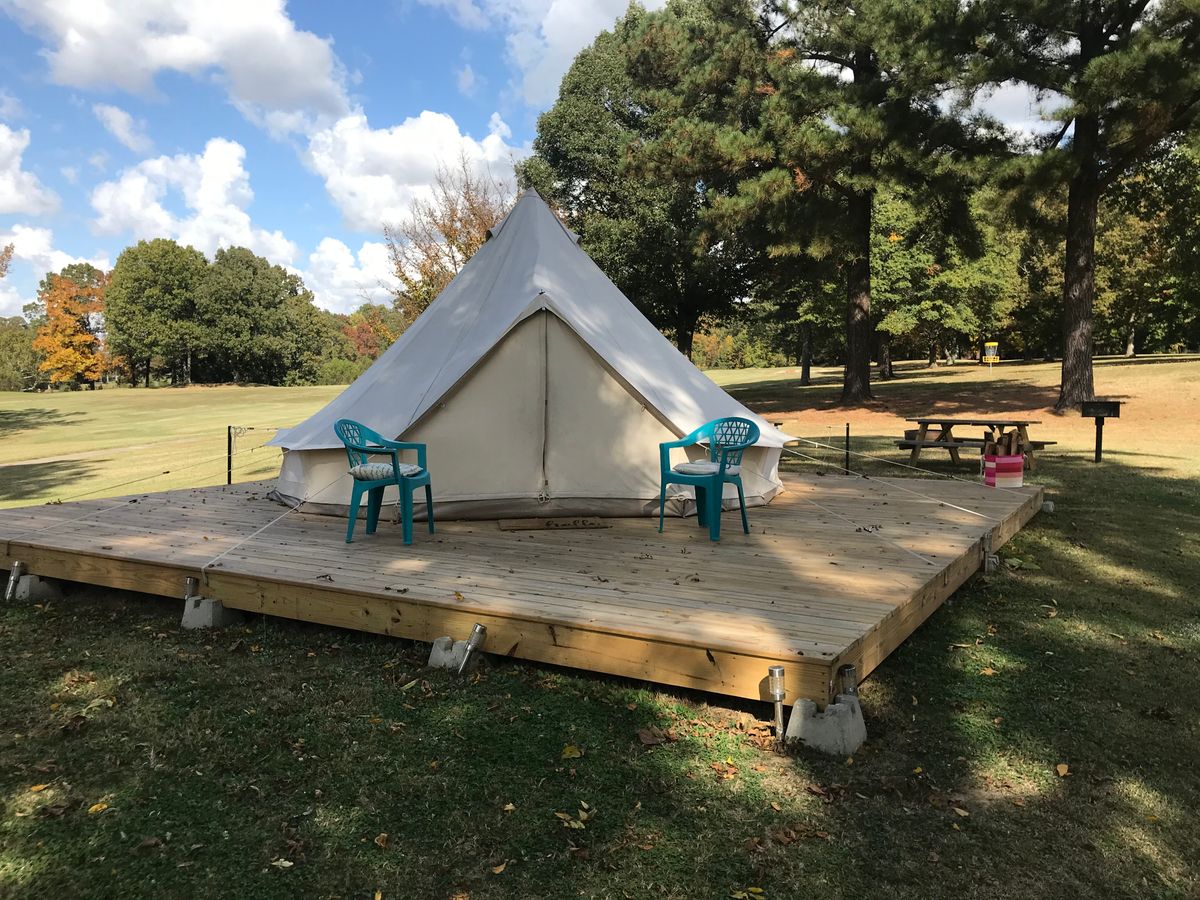 Yurts for Rent go $150 a night with a/c and has 2 queen beds