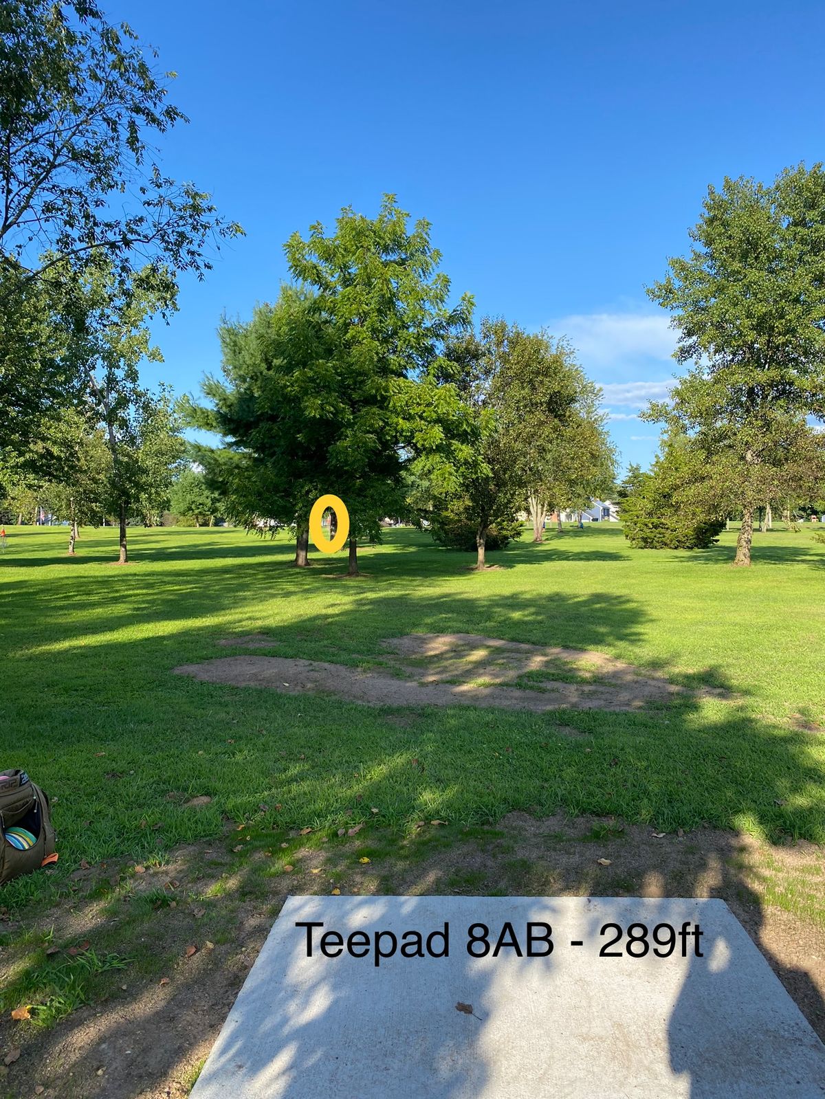 Teepad 8 A&B @ 289ft (same pad & basket)