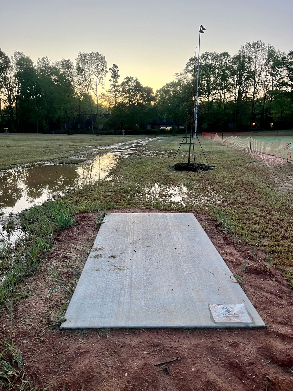 Hole 6 tee