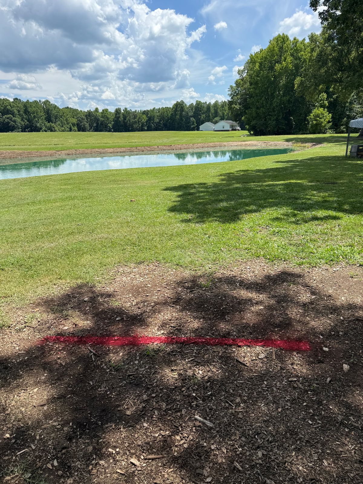 Hole 1 Red Tee. 
