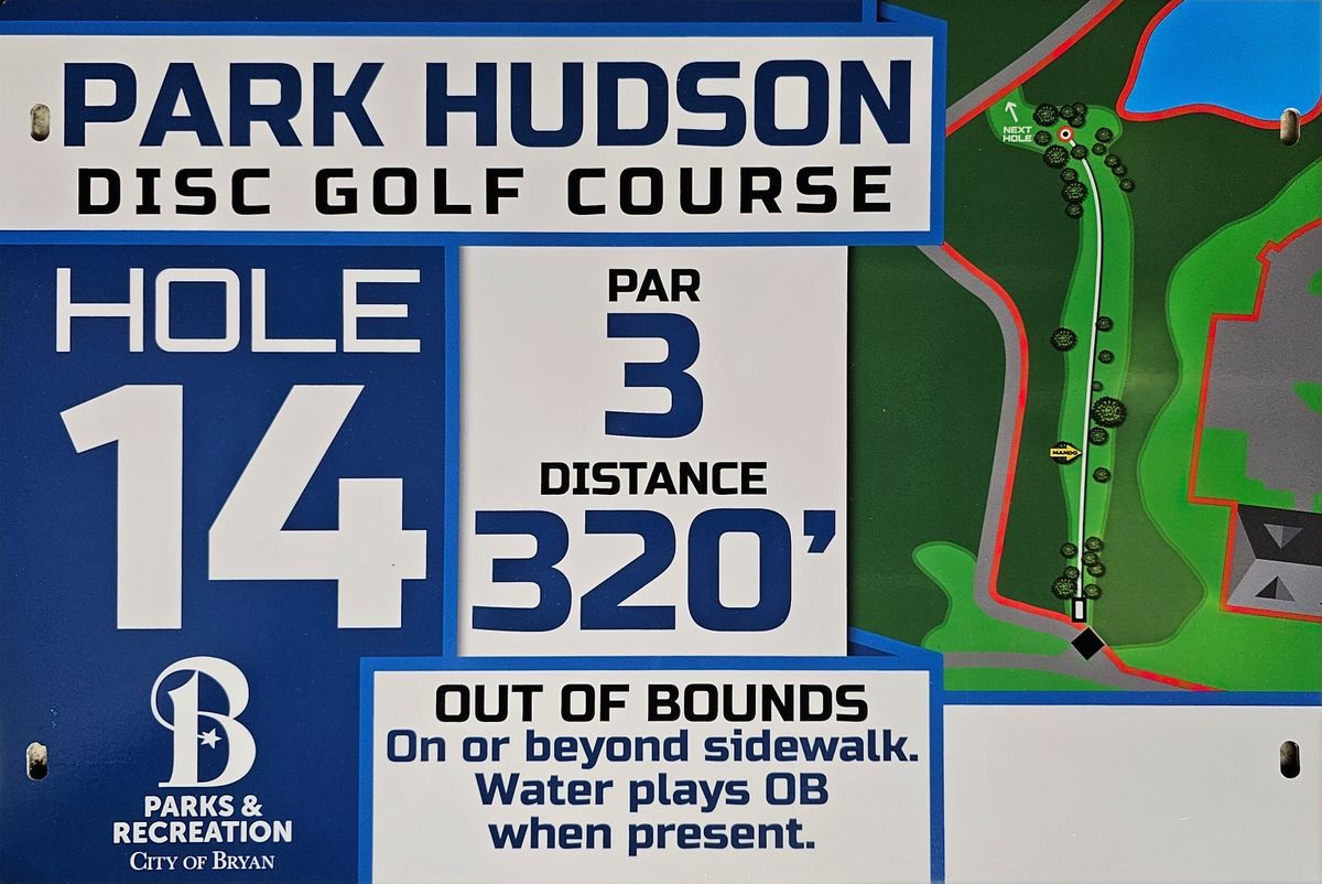 Hole 14 Sign