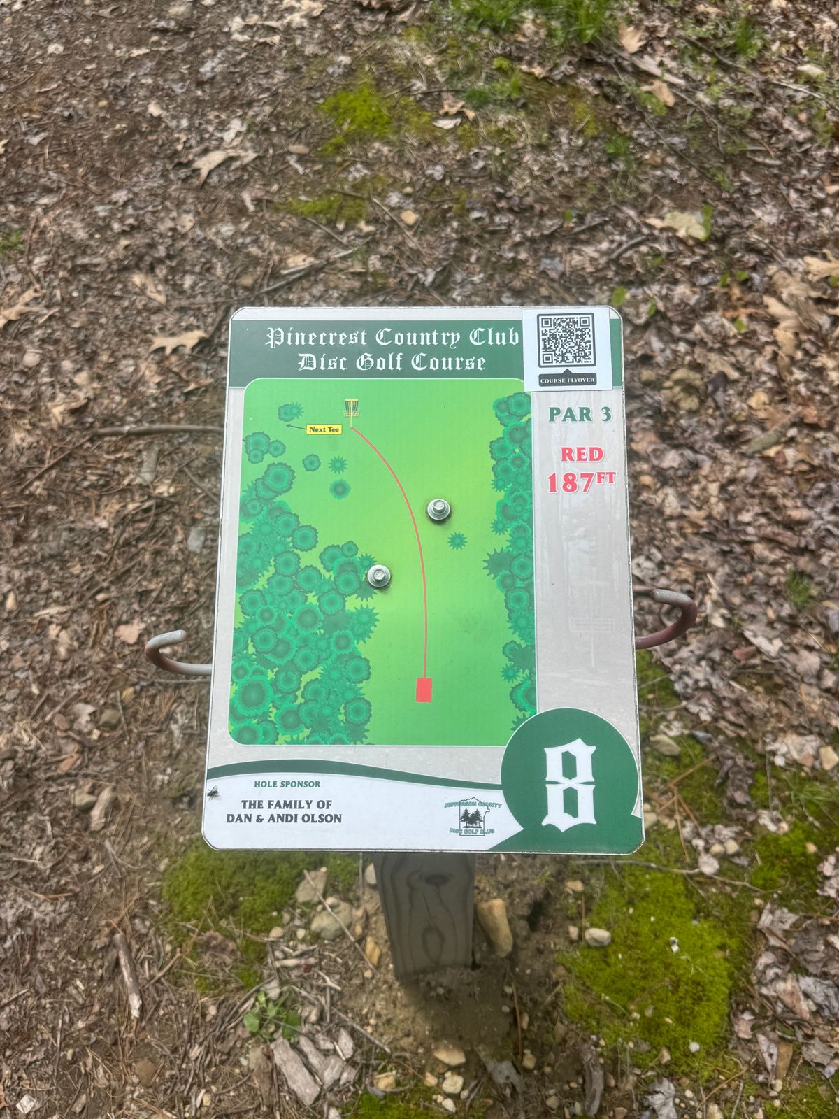 Tee Eight sign