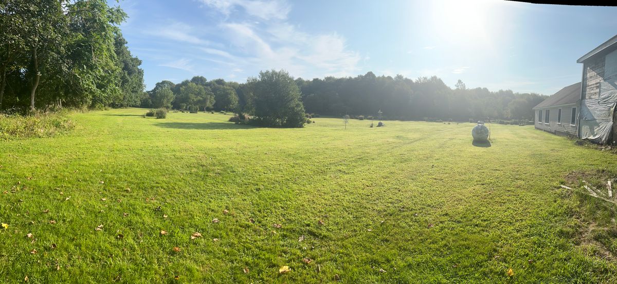 Panoramic view from hole 1