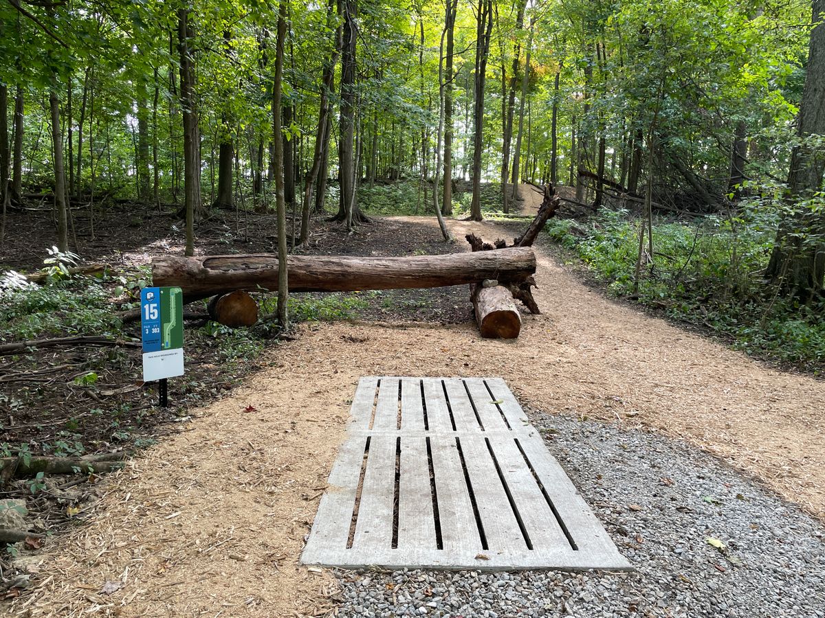 Hole 15 tee-pad