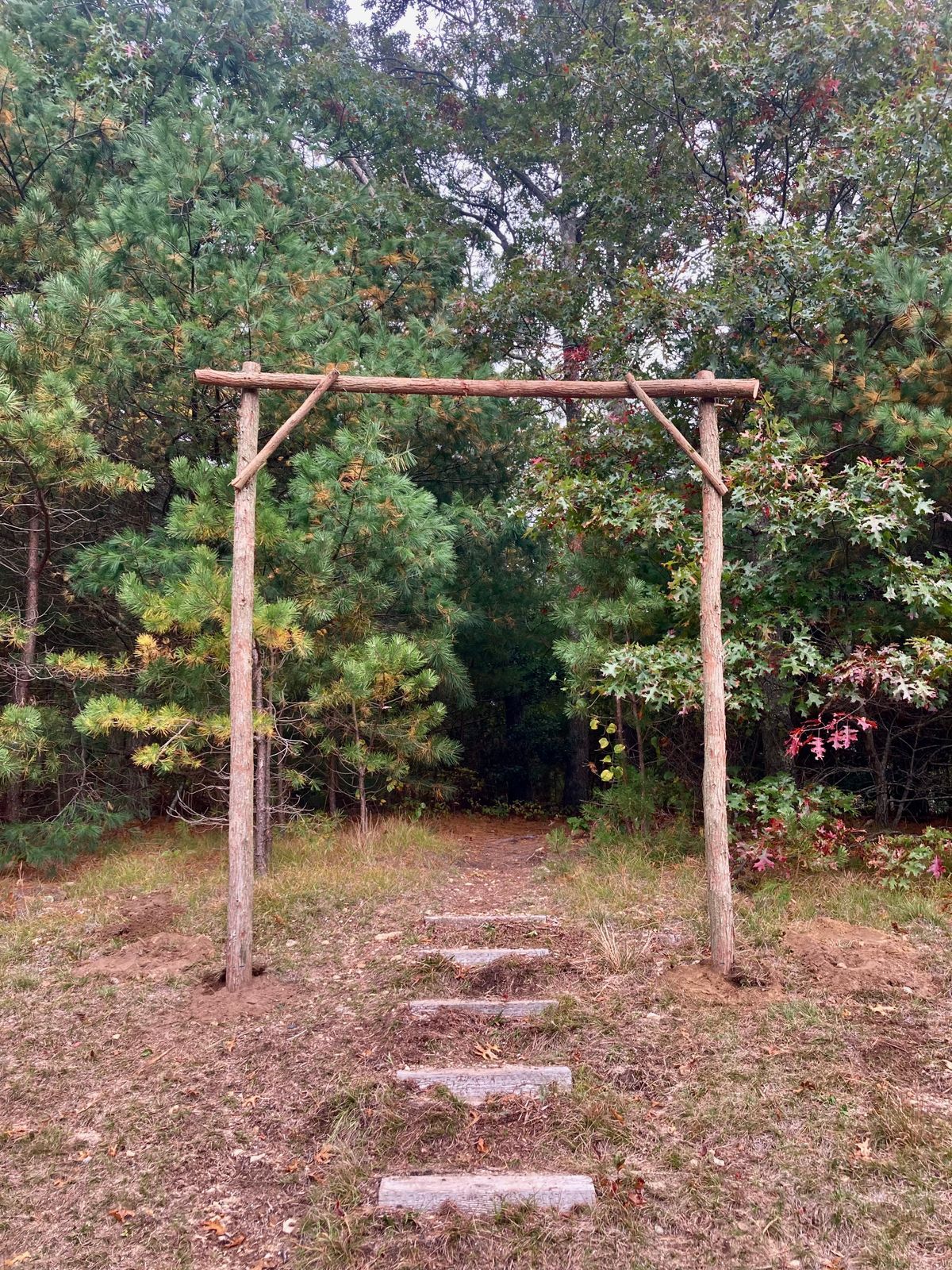 Course entrance to hole 1