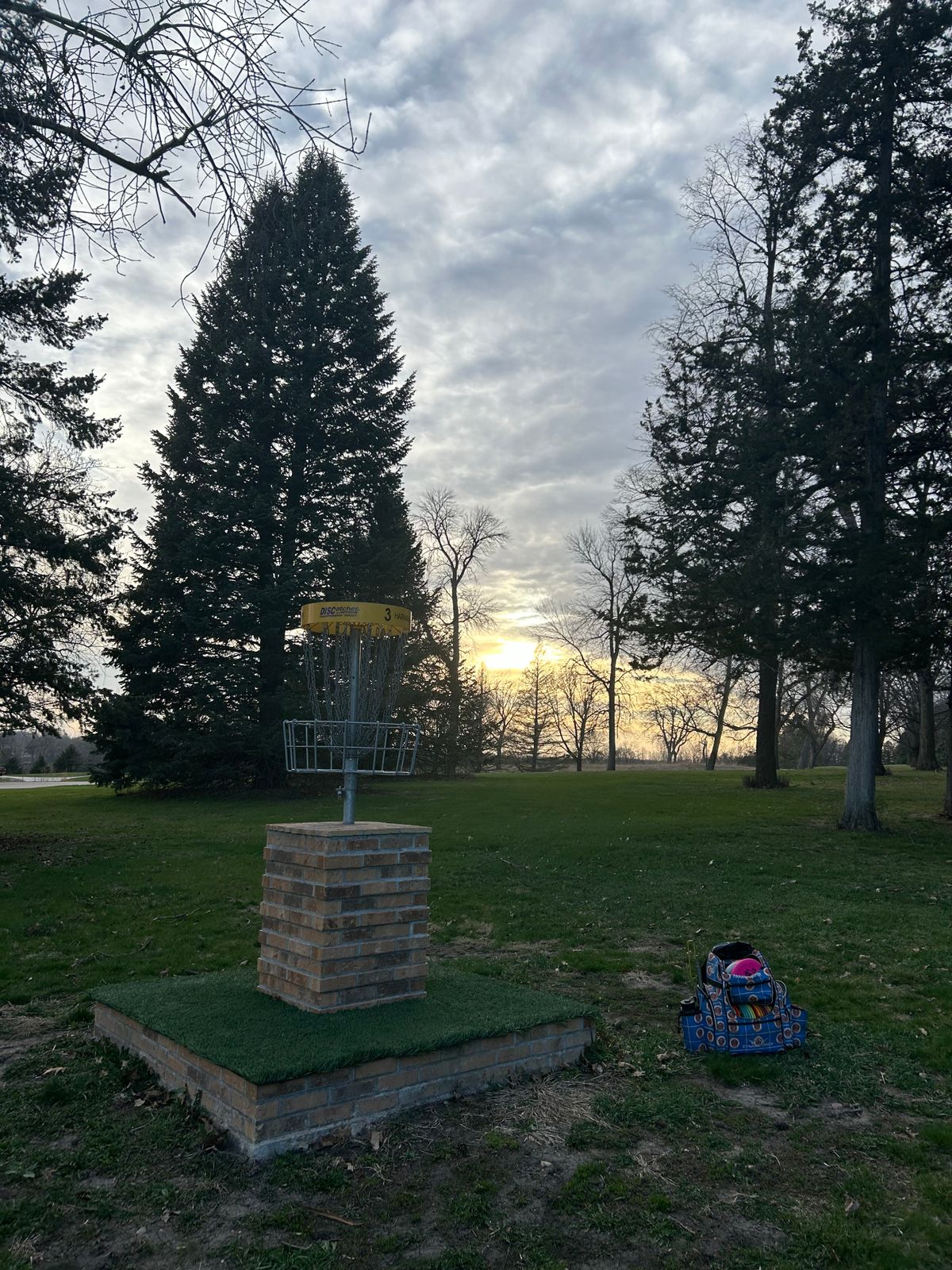 Beautiful hole 3 with its landscaping