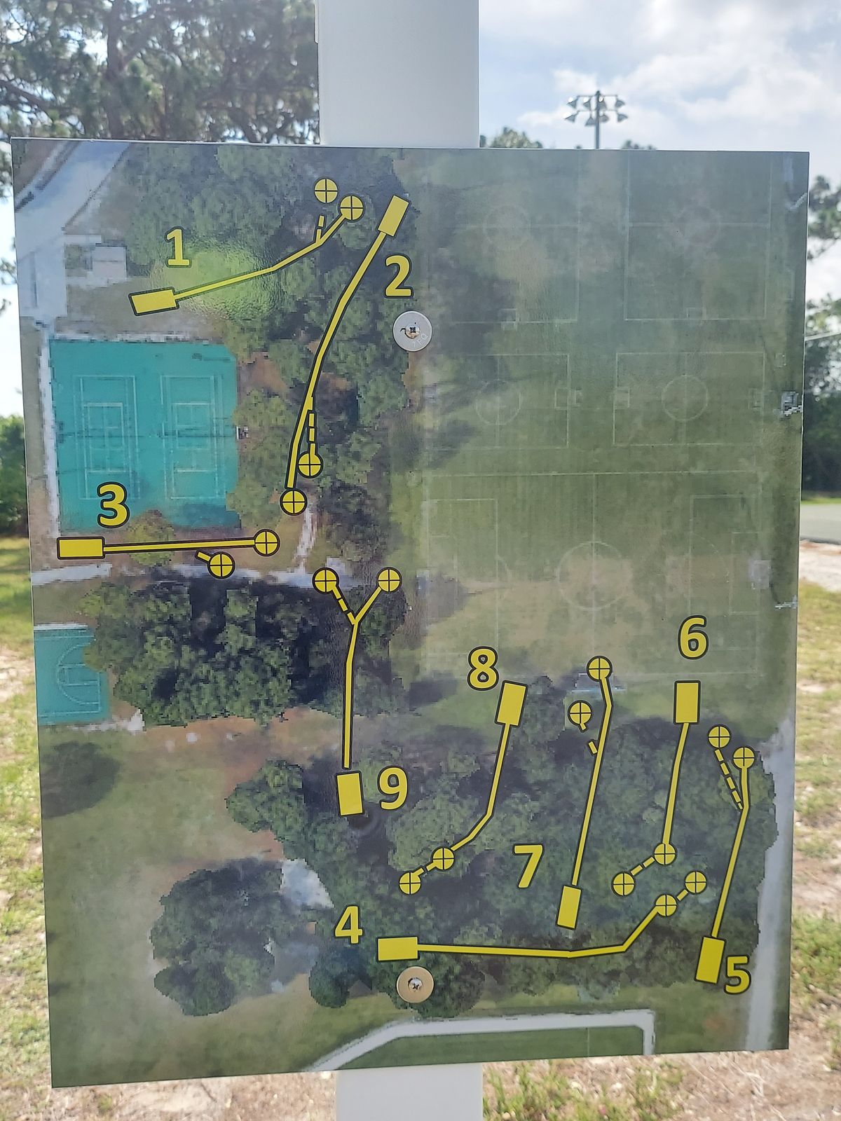 New map signage