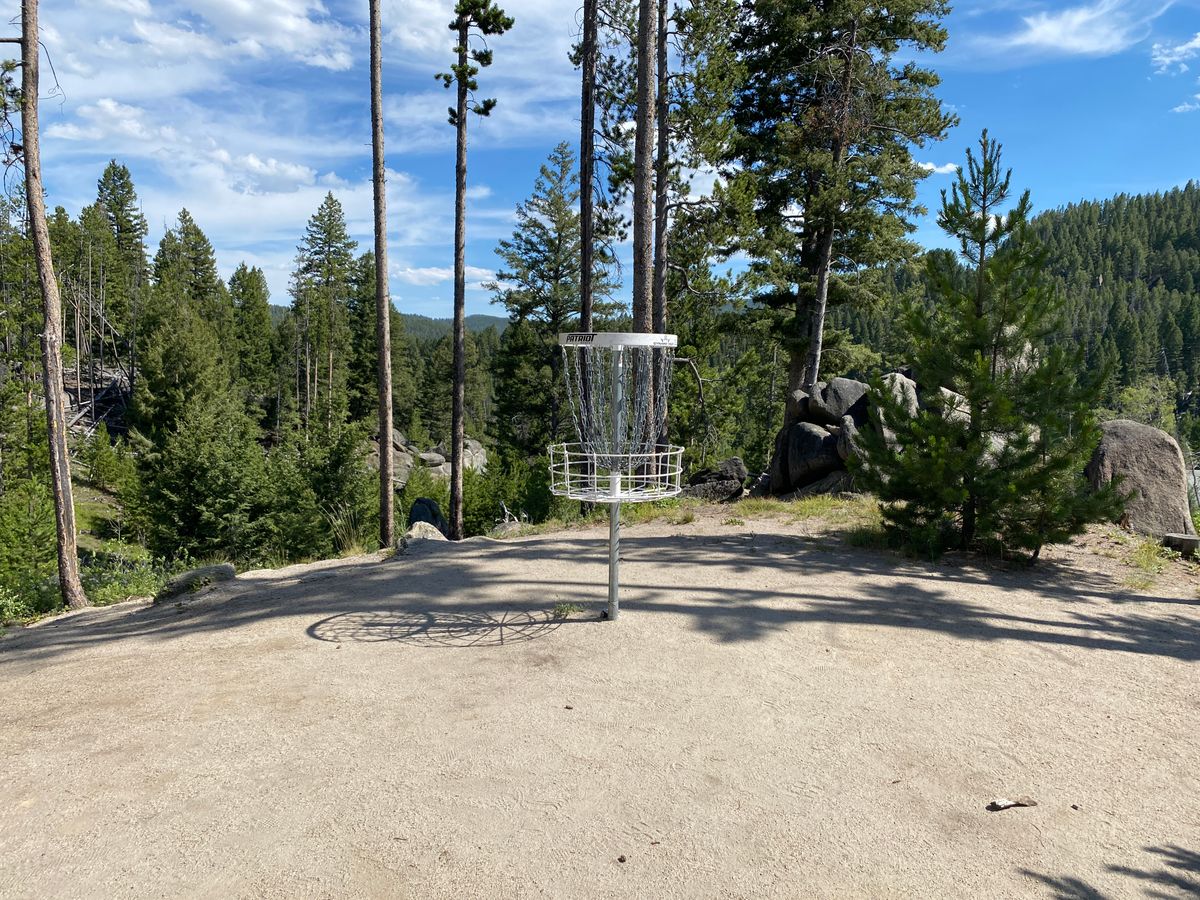 The green on hole 2.