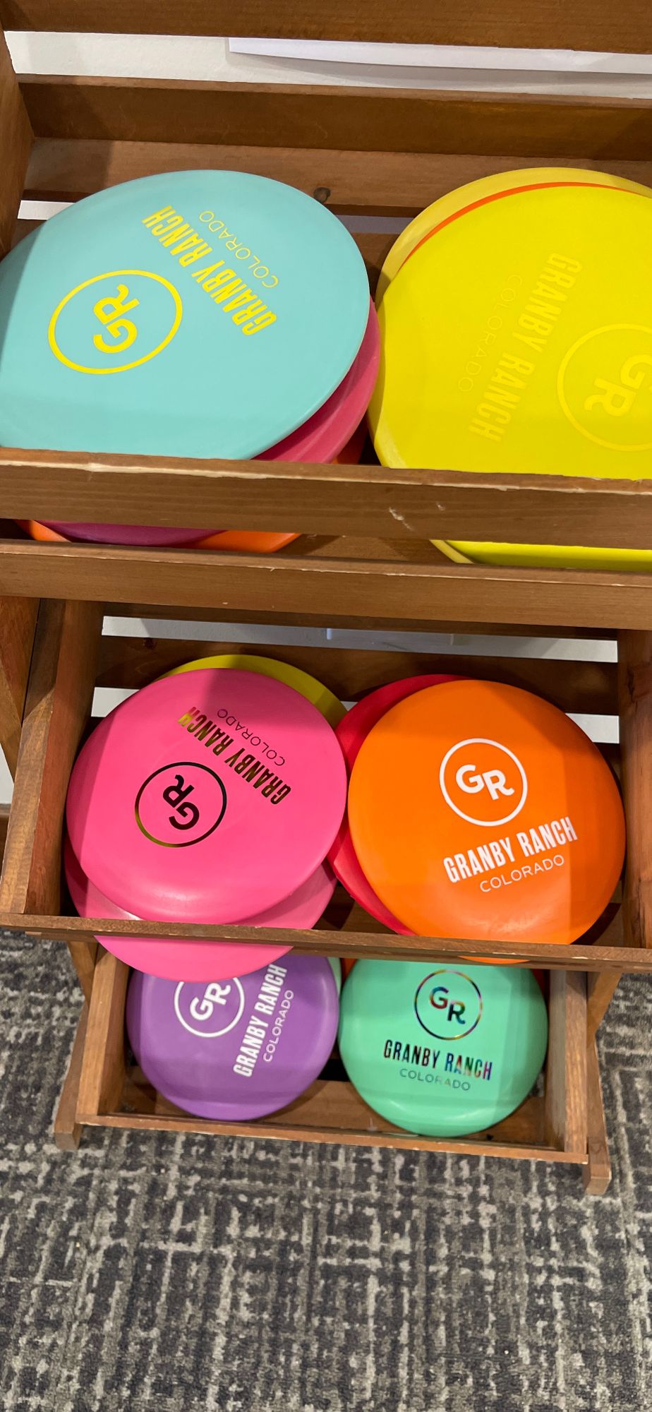 Granby ranch offers disc for rent, as well as for purchase.