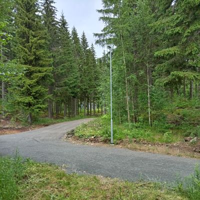 Väylä 6,kori on lyhtypylvääseen päin muttei näy.