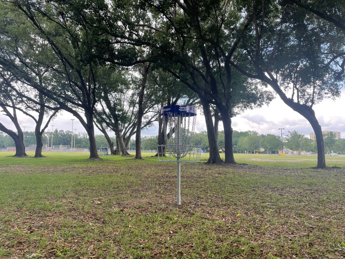 Hole 9’s basket