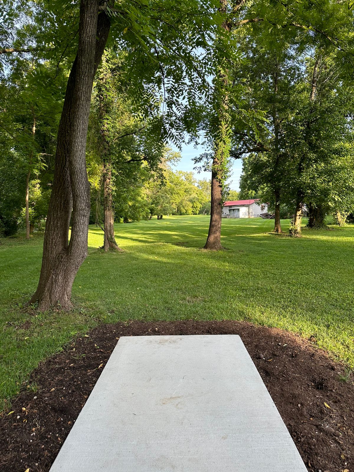 Hole 18 tee